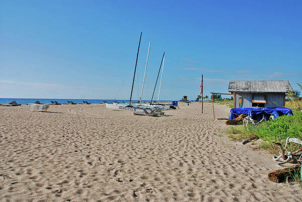 Beach Poster featuring the photograph 9- Beach Shack by Joseph Keane