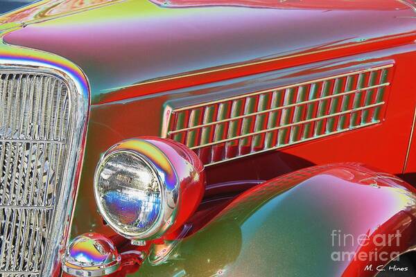 Classic Car Poster featuring the photograph A Colorful Classic by Mary Chris Hines
