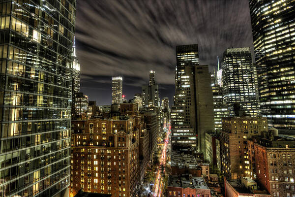 New York City Poster featuring the photograph A New York City Night by Shawn Everhart