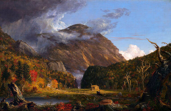 Thomas Cole Poster featuring the painting A View of the Mountain Pass Called the Notch of the White Mountans by Thomas Cole