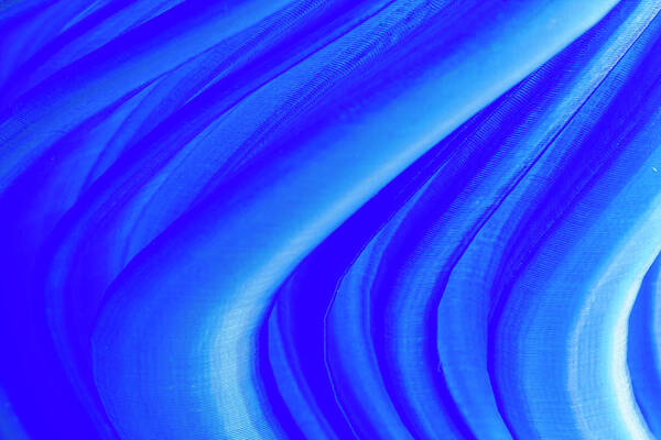 Abstract Poster featuring the photograph Abstract Blue by Teri Virbickis