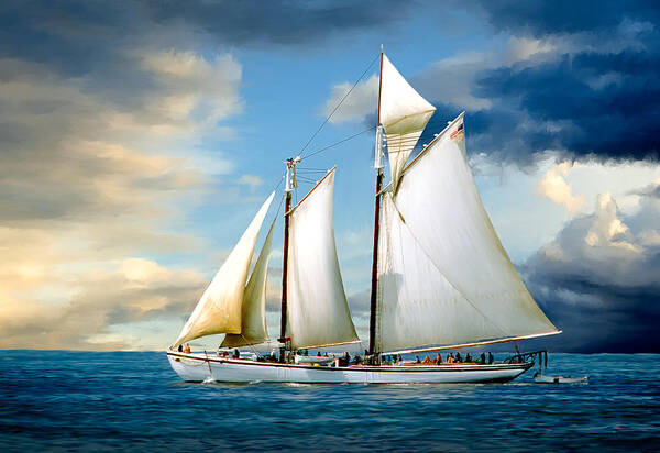 Windjammer Poster featuring the photograph Adventure by Fred LeBlanc