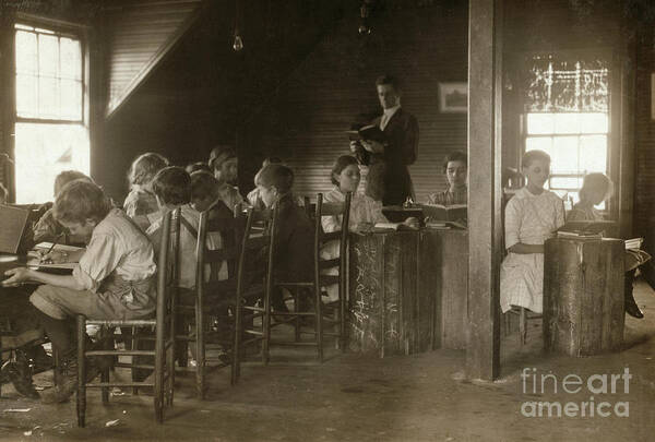 1913 Poster featuring the photograph Alabama: Classroom, 1913 by Granger