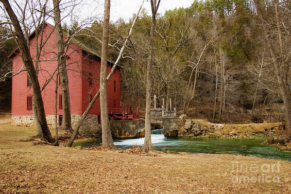 Alley Spring Poster featuring the photograph Alley Mill by Reva Dow