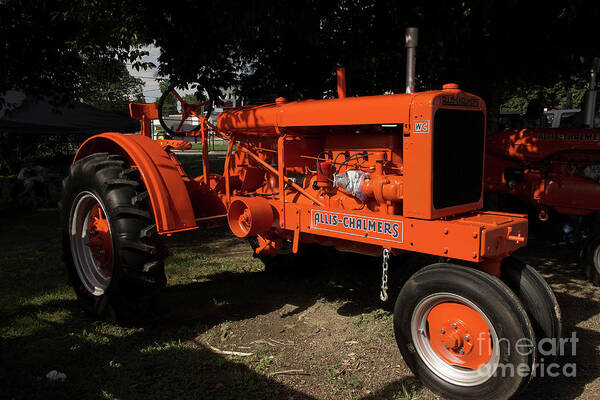 Tractor Poster featuring the photograph Allis-Chalmers WC by Mike Eingle