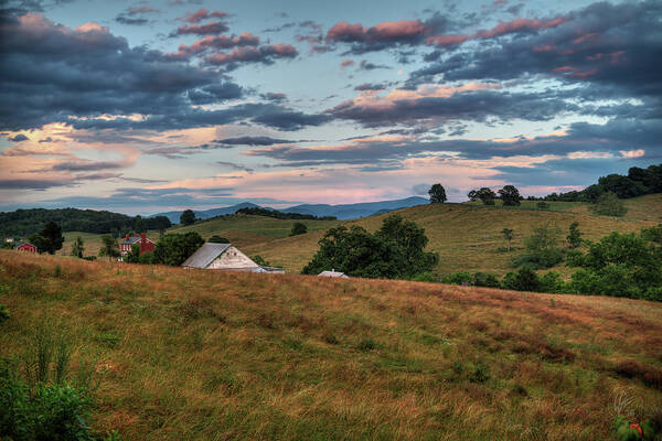 Virginia Poster featuring the photograph America - Hills of Virginia 001 by Lance Vaughn