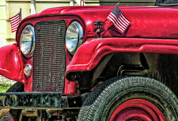Jeep Poster featuring the photograph American Willys by Adam Vance