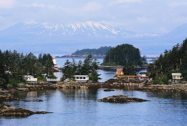 Alaska Poster featuring the photograph An Alaska Village by Laurinda Bowling