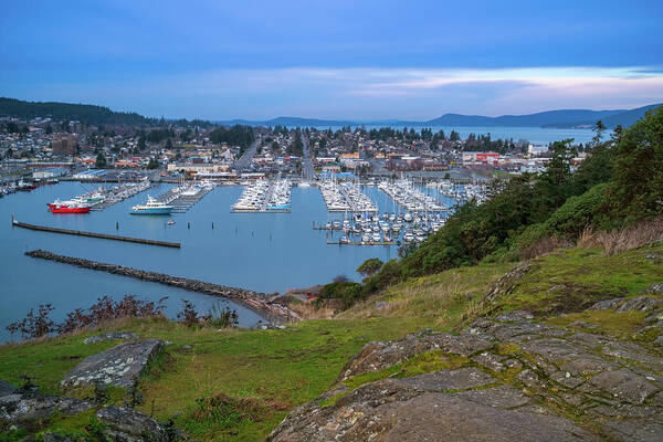 Sunrise Poster featuring the photograph Anacortes Peaceful Morning by Ken Stanback