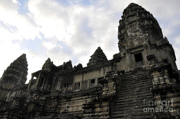 Angkor Wat Poster featuring the photograph Angkor Wat 8 by Andrew Dinh