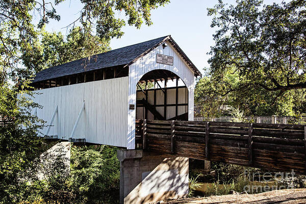 Antelope Creek Bridge Poster featuring the photograph Antelope Creek Bridge by Scott Pellegrin