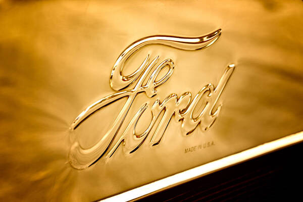 Model T Poster featuring the photograph Antique Brass by Caitlyn Grasso