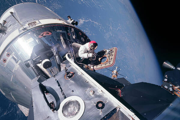 Apollo 9 Poster featuring the photograph Apollo 9 by Peter Chilelli