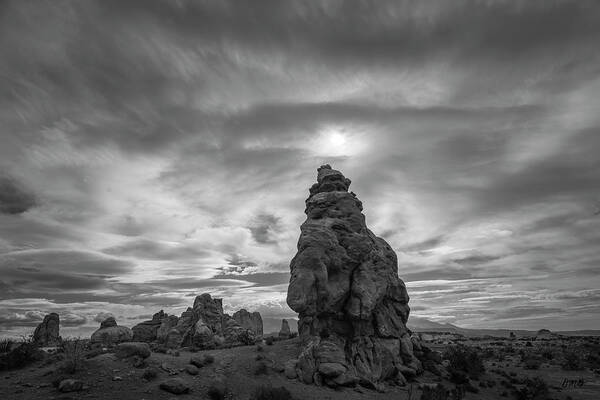 Arch Poster featuring the photograph Arches NP XXI BW by David Gordon