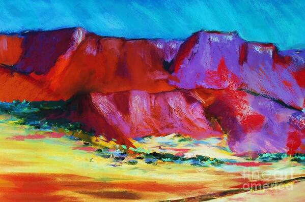 Arizona Poster featuring the pastel Arizona by Melinda Etzold