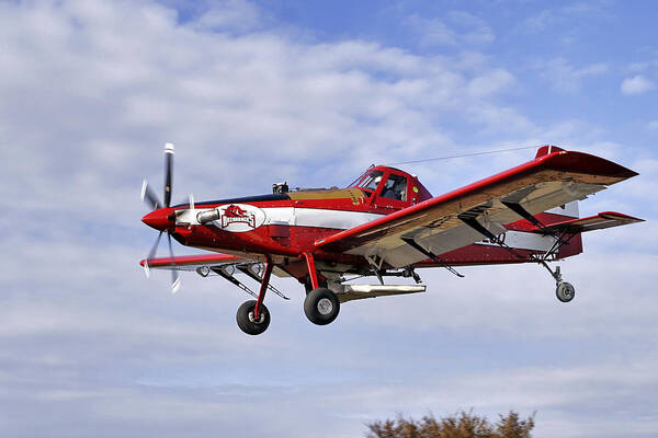 Crop Poster featuring the photograph Arkansas Razorbacks Crop Duster by Jason Politte