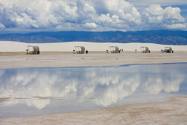 New Mexico Poster featuring the photograph Armageddon Picnic by Skip Hunt