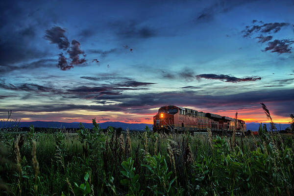 Bnsf Poster featuring the photograph Ascend by Thomas Zimmerman