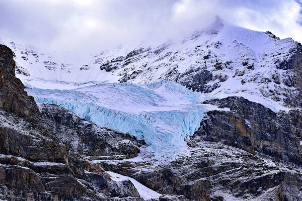 Athabasca Glacier Poster featuring the photograph Athabasca Glacier No. 9-1 by Sandy Taylor