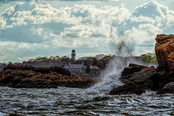 Ocean Poster featuring the photograph Atlantic Waves by Lilia S