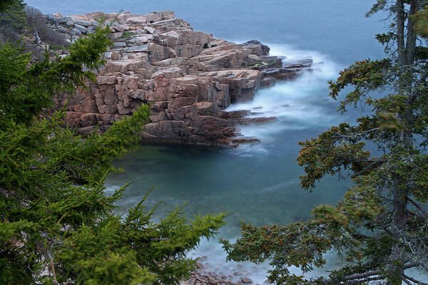 Monument Cove Poster featuring the photograph Atop of Maine Acadia National Park Monument Cove by Juergen Roth