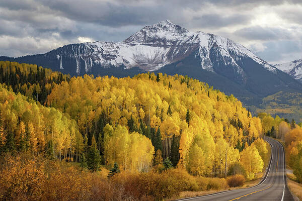 Colorado Poster featuring the photograph Autumn Road Trip by Jared Perry