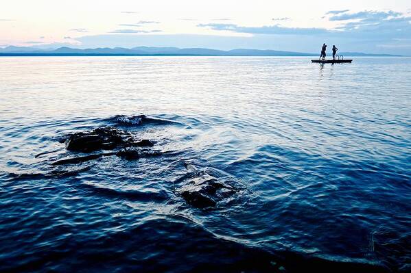 Lake Champlain Poster featuring the photograph Balance by Mike Reilly