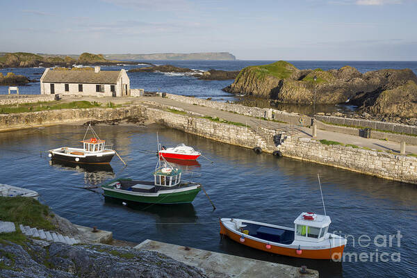 Ballintoy Poster featuring the photograph Ballintoy Harbor by Brian Jannsen