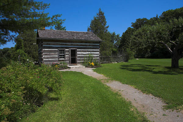 Canada Poster featuring the photograph Balls Falls Cabin by Ray Akey