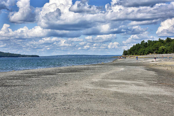 bar Harbor Land Bridge Poster featuring the photograph Bar Harbor - Land Bridge to Bar Island - Maine by Brendan Reals