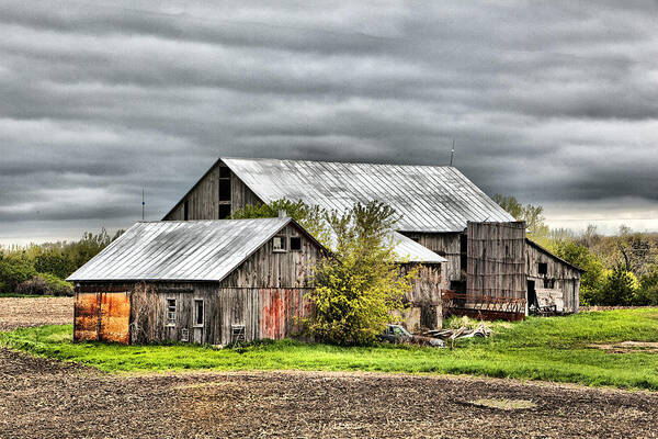 Wisconsin Poster featuring the photograph Barn 7 by CA Johnson