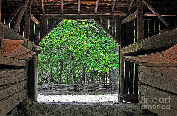 Photograph Poster featuring the photograph Barn Perspectives by Lydia Holly