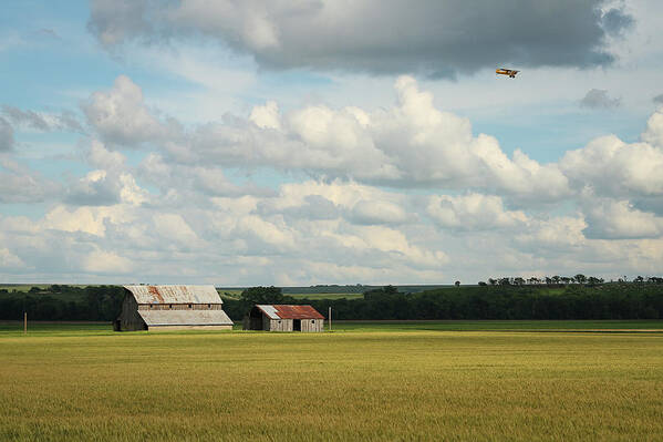 Landscape Poster featuring the photograph Barnstormer by Jon Friesen