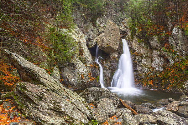 Waterfalls Poster featuring the photograph Bash Bish Falls in November 2 by Angelo Marcialis