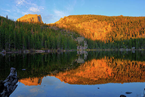 Bear Lake Poster featuring the photograph Bear Lake Dawn by Greg Norrell