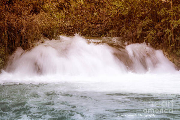 Waterfall Poster featuring the photograph Beautiful Waterfall by Metaphor Photo