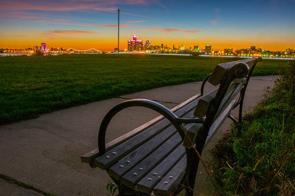 Bench Poster featuring the photograph Best Seat in the House by Pravin Sitaraman