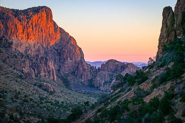 Big Bend Poster featuring the photograph Big Bend Dawn by Randy Green