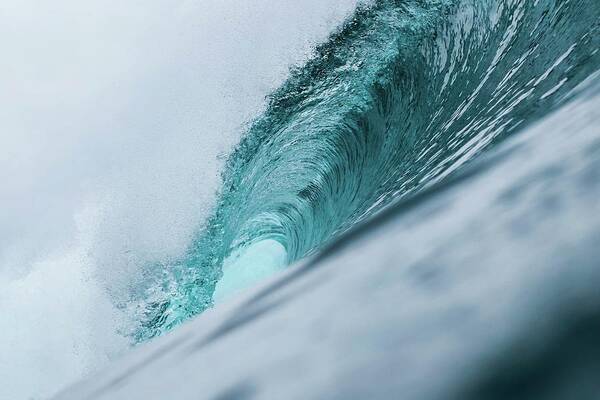 Waves Poster featuring the photograph Big Blue by Sebastian Musial