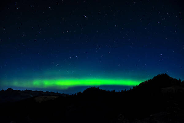 Northern Poster featuring the photograph Big Dipper Northern Lights by Pelo Blanco Photo