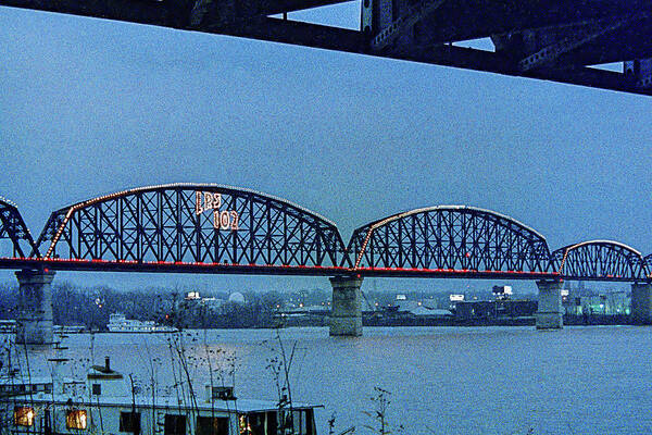 Louisville Poster featuring the photograph Big Four Bridge by Erich Grant