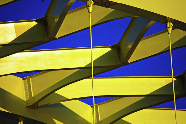 Cincinnati Skyline Poster featuring the photograph Big Mac Abstract by Russell Todd