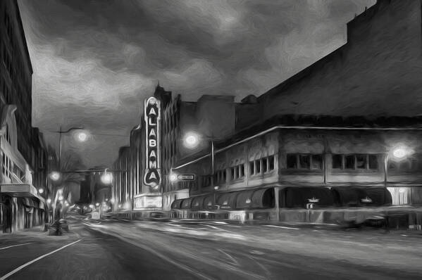 Alabama Theater Poster featuring the photograph Birmingham Alabama by Steven Michael