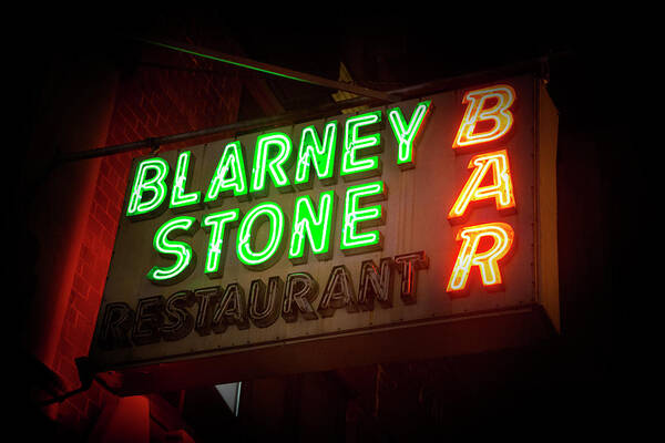 Blarney Stone Poster featuring the photograph Blarney Stone Bar and Restaurant by Mark Andrew Thomas