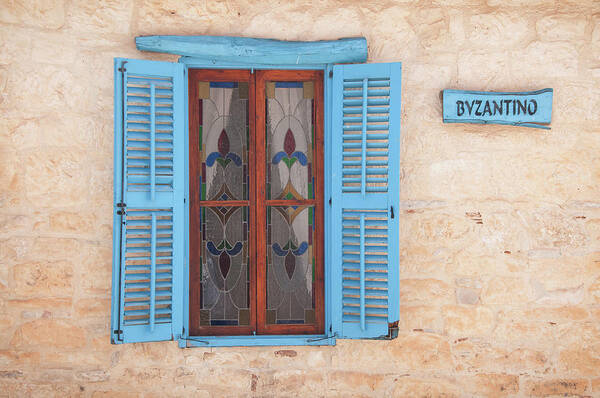 Shutters Poster featuring the photograph Blue Shutters by Jeremy Voisey