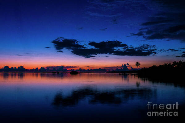Sunset Poster featuring the photograph Blue Sky Night by Quinn Sedam