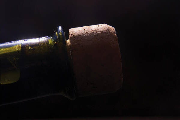 Bottle Poster featuring the photograph bottle top and Cork by Steve Somerville