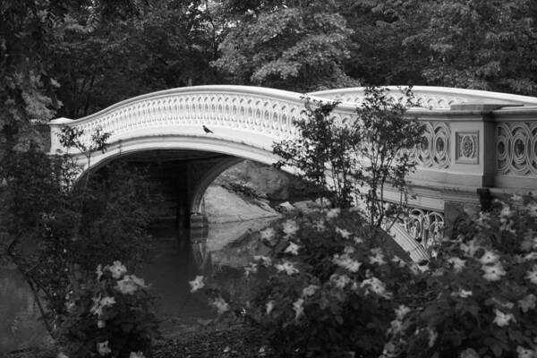 Bow Bridge Poster featuring the photograph Bow Bridge in Central Park by Christopher J Kirby