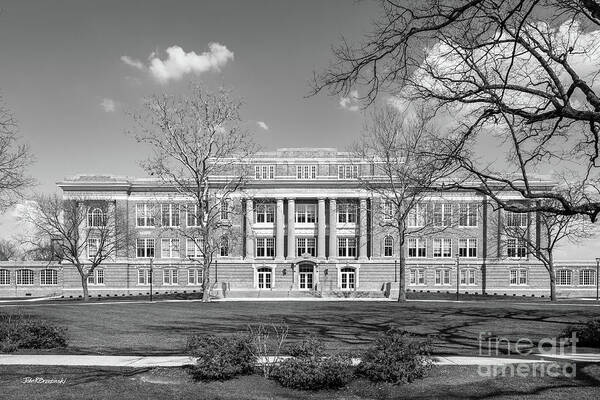 Bgsu Poster featuring the photograph Bowling Green State University University Hall by University Icons