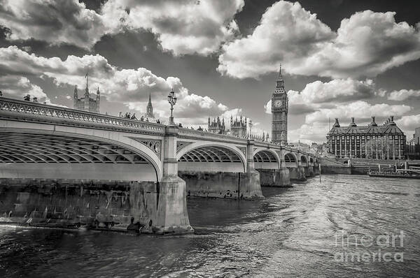Ben Poster featuring the photograph Bridge over River Thames by Mariusz Talarek